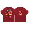 Difference Market Currency ASSC CLUB Hiroshi Fujiwara Lightning Series Printed Men's and Women's Loose Casual Short Sleeve T-Shirt