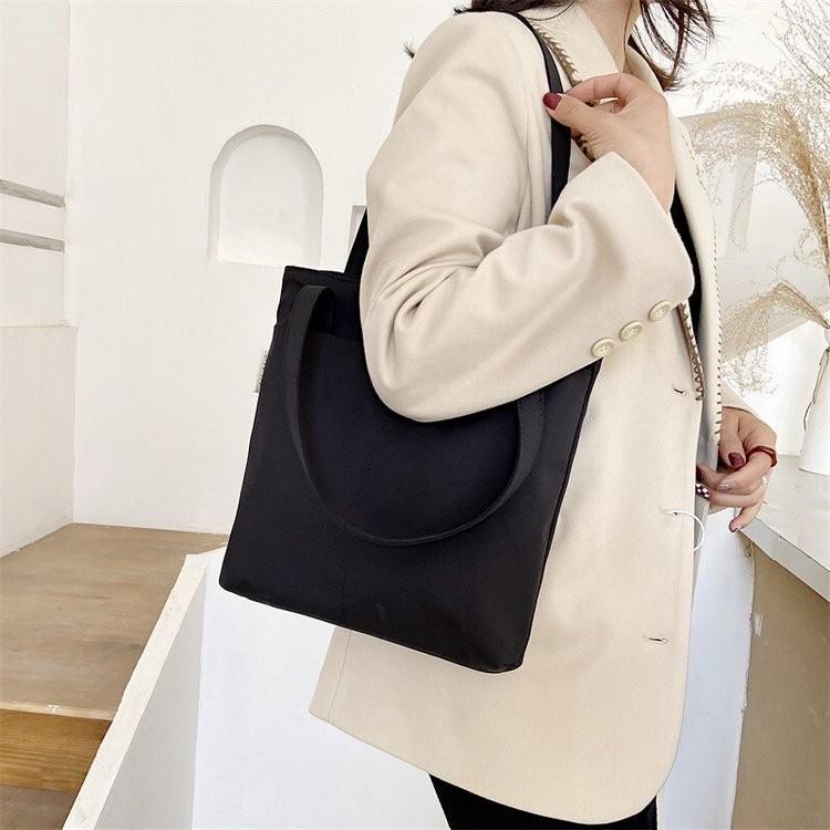 Stylish Canvas Tote Bag 2021 New Design For College Students With Sweet Fresh Style