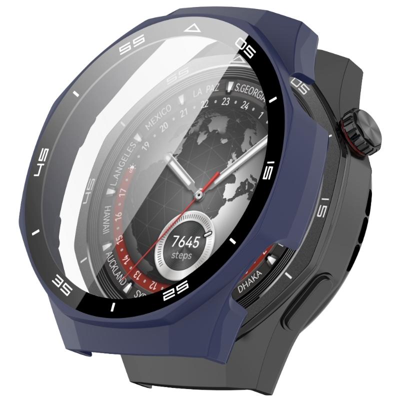 46mm Smartwatch Hard Case PC & Glass Watch Bumper Easy Installation Watch Protective Cover Simple To Use for Watch GT5