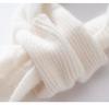 Women's 100% Pure Cashmere Scarf - Hollow Knit Solid Color, Warm & Versatile Neck Warmer