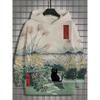 Autumn And Winter Men's Hoodies Japanese Harajuku Fashion Casual Sports Hooded Anime Beast Pattern Man Hoodie