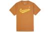 T Shirts Men's Orange Crew Neck Moderate Straight Fit 10018235-A31