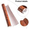 Waterproof Car Sticker Flexible Car Parts Decoration DIY Maroon 30*100cm