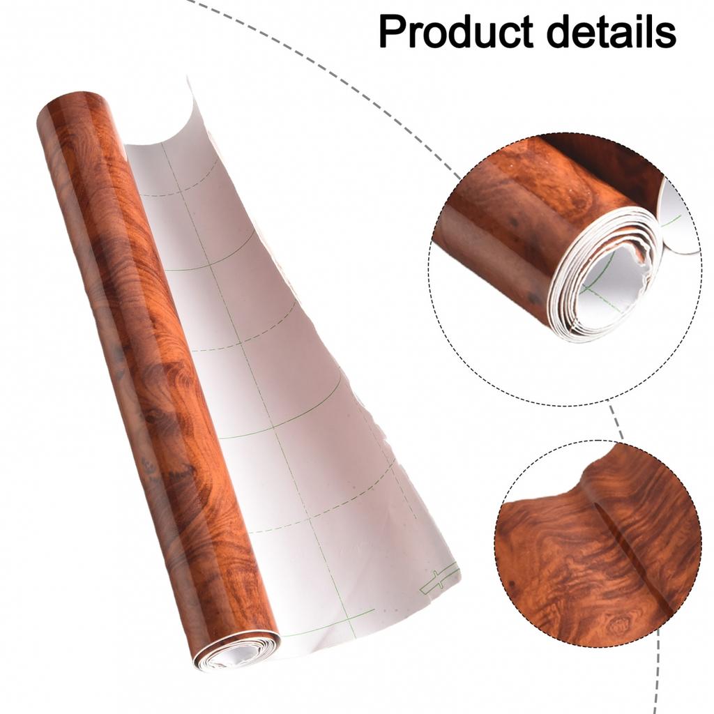 Waterproof Car Sticker Flexible Car Parts Decoration DIY Maroon 30*100cm