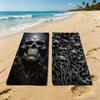 Skelett Totenkopf Mode Cooles Handtuch Für Outdoor Camping Strandtuch Super Saugfähig Schnell Trocknend Sommer Handtuch