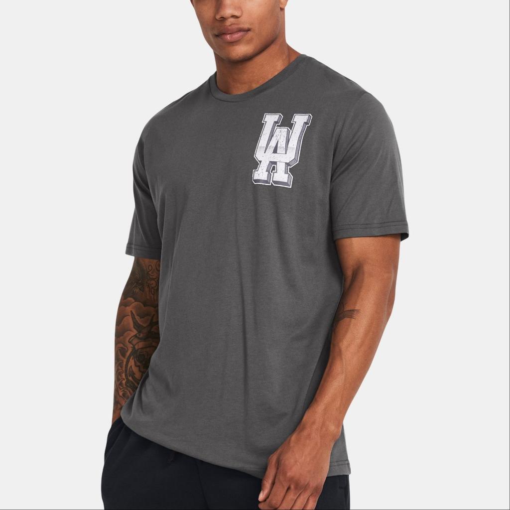 Men's T-Shirt Under Armour T Shirt Men's Gray