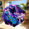 Parapluie Automatique Ouverture Fermeture Impression Chasseurs de Démons KPop, Parapluie Pliable Portable, pour l'Extérieur, les Trajets, le Camping, Cadeau d'Anniversaire Idéal