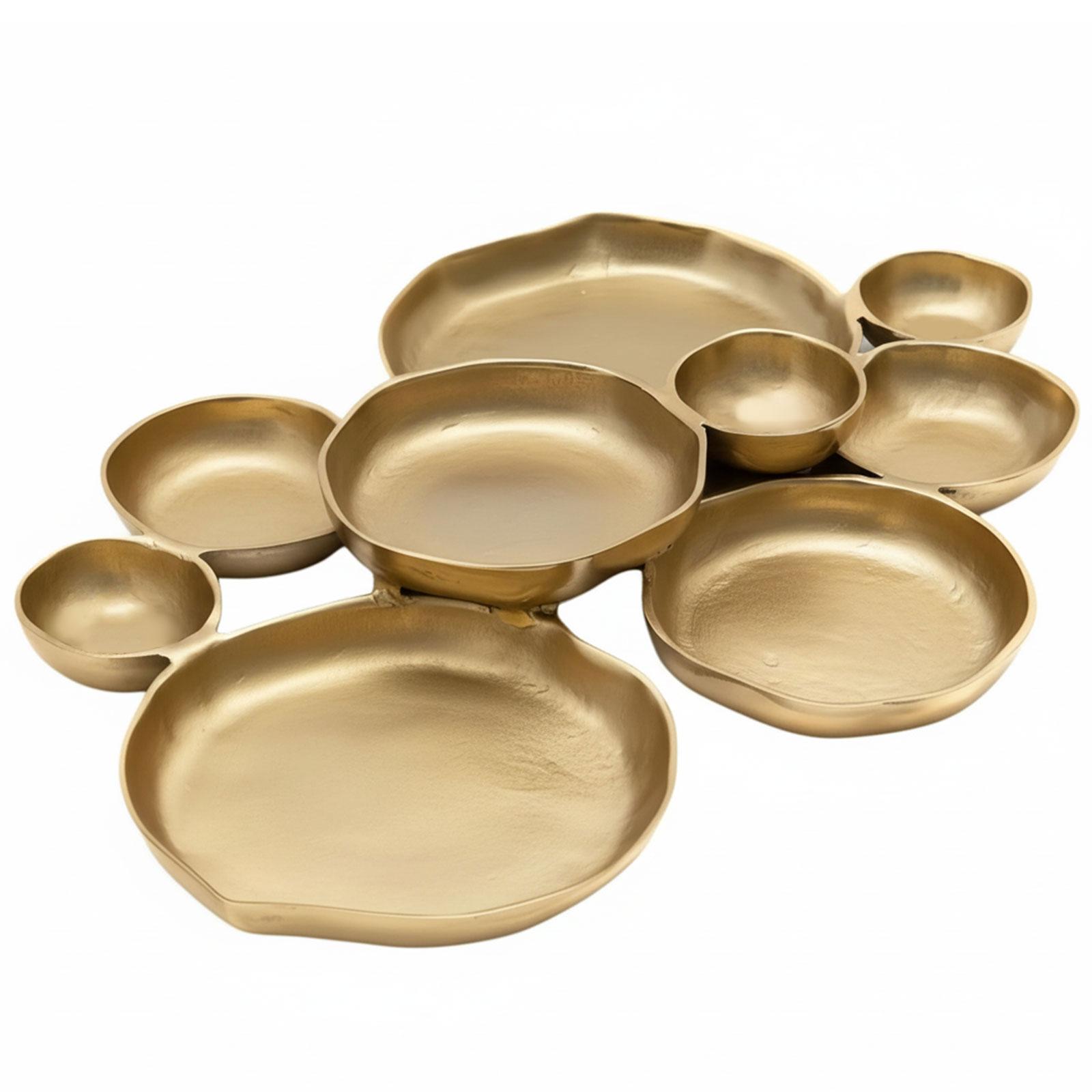 9 nodalījumu kopas pasniegšanas paplāte Eleganta