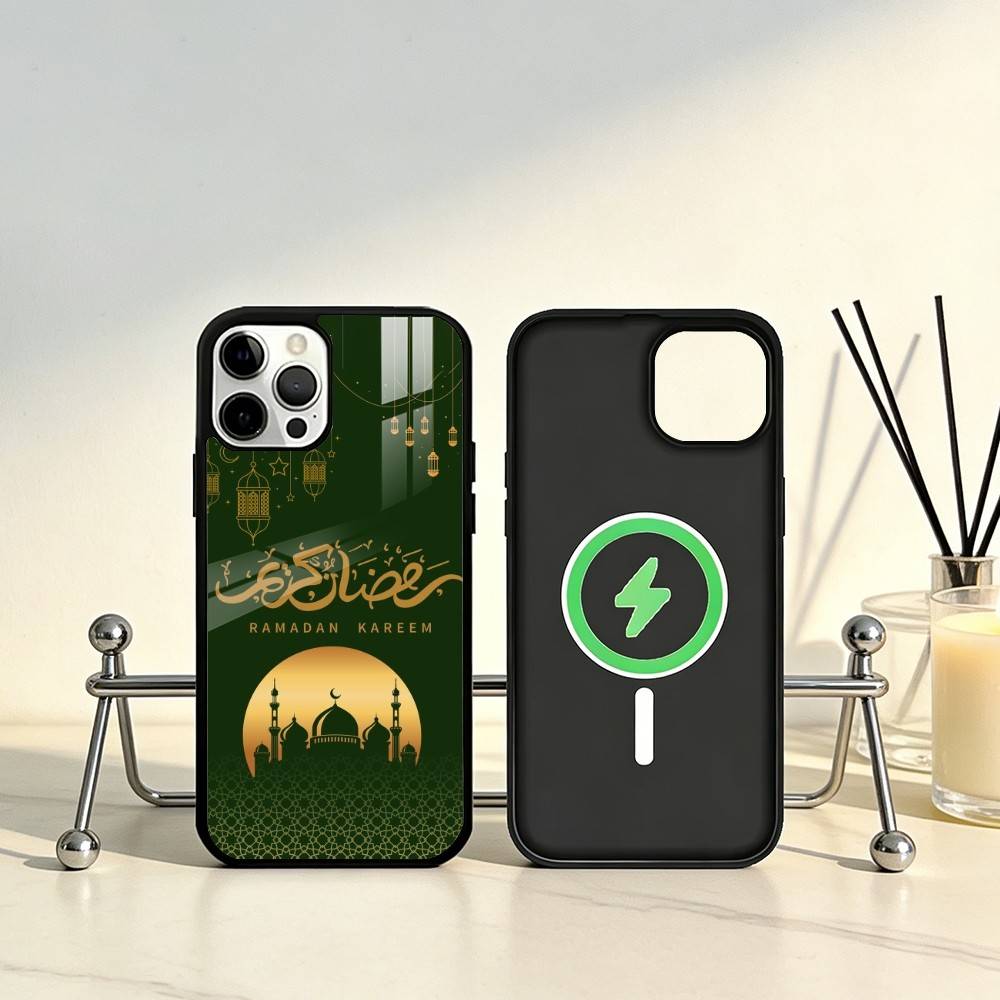 Eid Mubarak Ramadan Kareem Handyhülle Für iPhone17,16,15,14,13,12,11 Plus,Pro Max Magnetisch Für Magsafe Kabelloses Laden