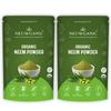Neuwganic - Organic Neem Leaf Powder - Neem Powder for Face Pack, Eating, Hair & Skin Care - 200 Gm - Pack of 2