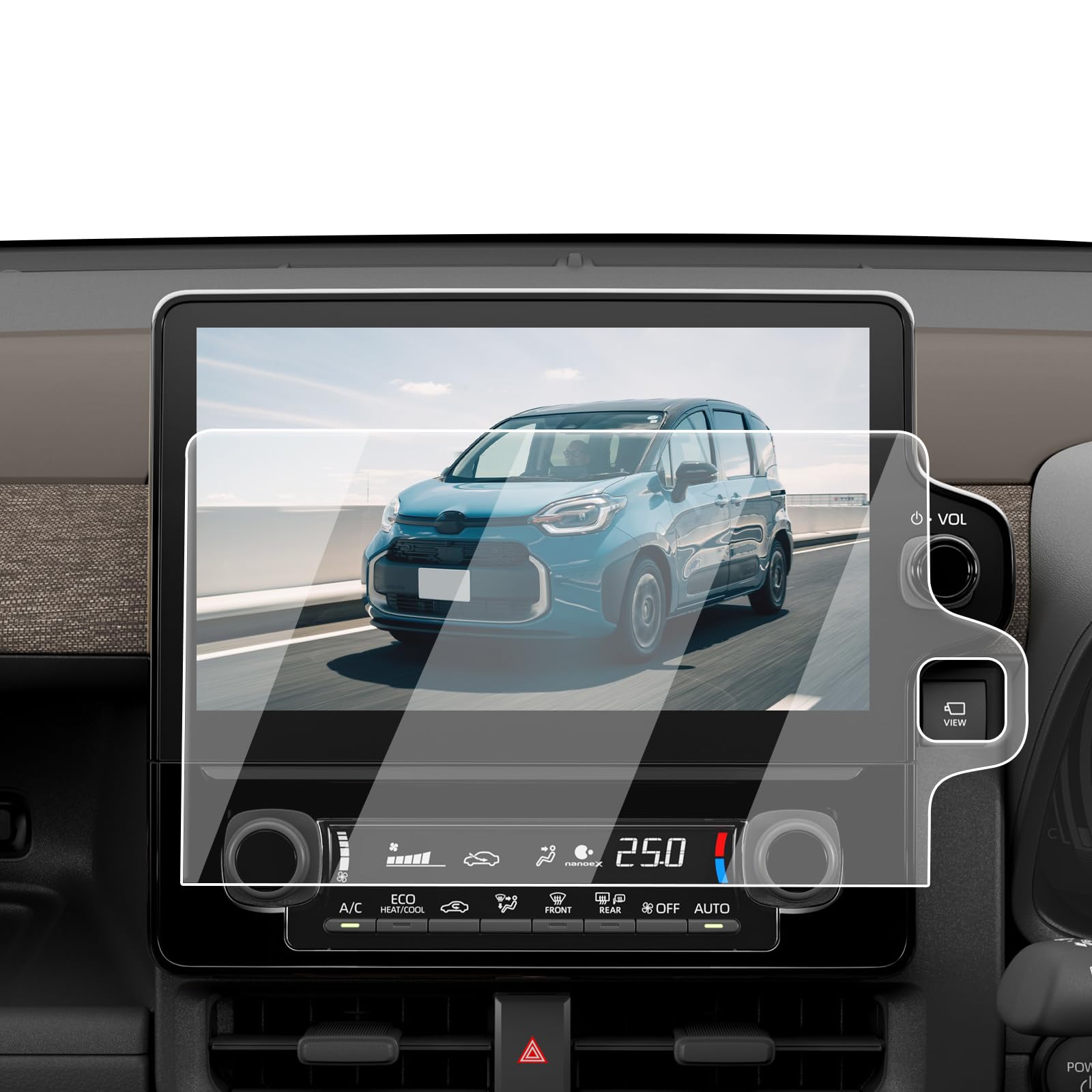 

ECOZEN Toyota Sienta 10 Серия Автомобильная Навигационная Пленка Закаленное Стекло Дюйм Sienta 3-е Поколение MXPL10G MXPL15G Тип Эксклюзивная Защитная Пленка для Навигации