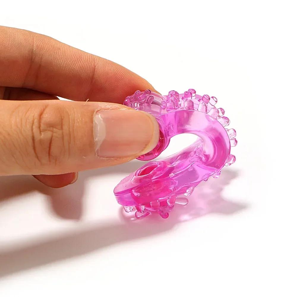 Vibrating Cock Ring for Men Clit G Spot Stimulation Delayed Ejaculation Penis Ring Sex Toy Masturbator