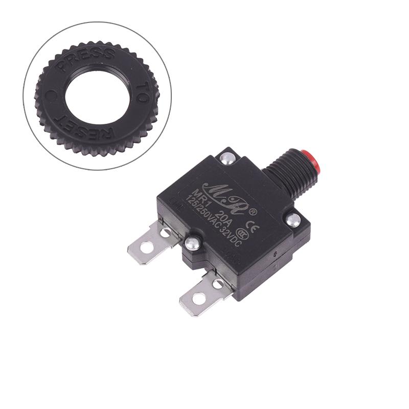 Accessori elettronici Interruttore termico Interruttore automatico Interruttore di protezione da sovraccarico Fusibile 3A 4A 5A 6A 7A 8A 10A 15A 20A