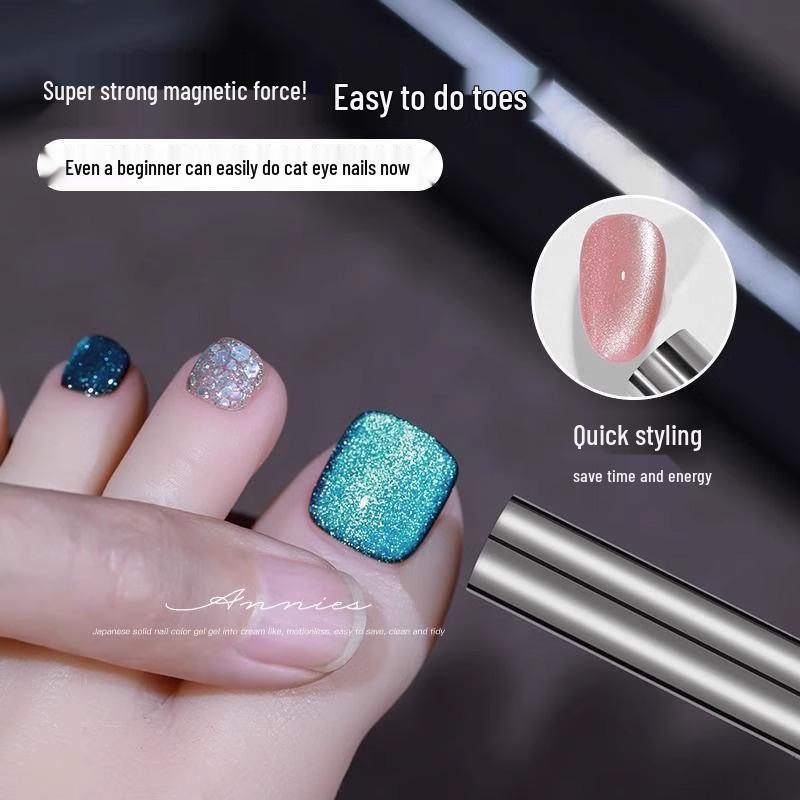 Golden Cudgel Double-Headed Nail Art Magnet for Cat Eye Gel Polish