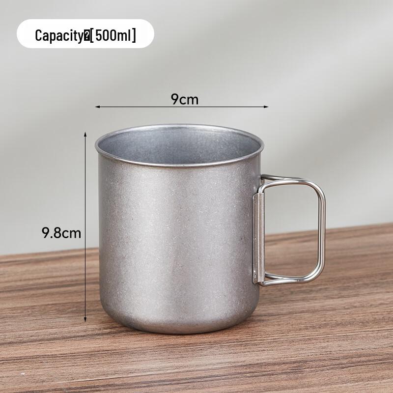 Changqi 500ml Stainless Steel Vintage Camping Mug