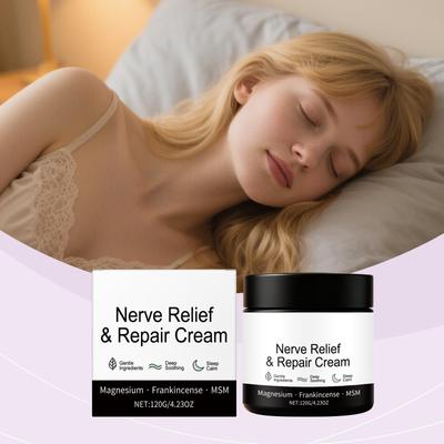 Crema Riparatrice Sollievo Nervoso Crema Ultra-Confortevole per Sonno Profondo Rilassamento Muscolare Lenisce Idrata Nutre Cura della Pelle
