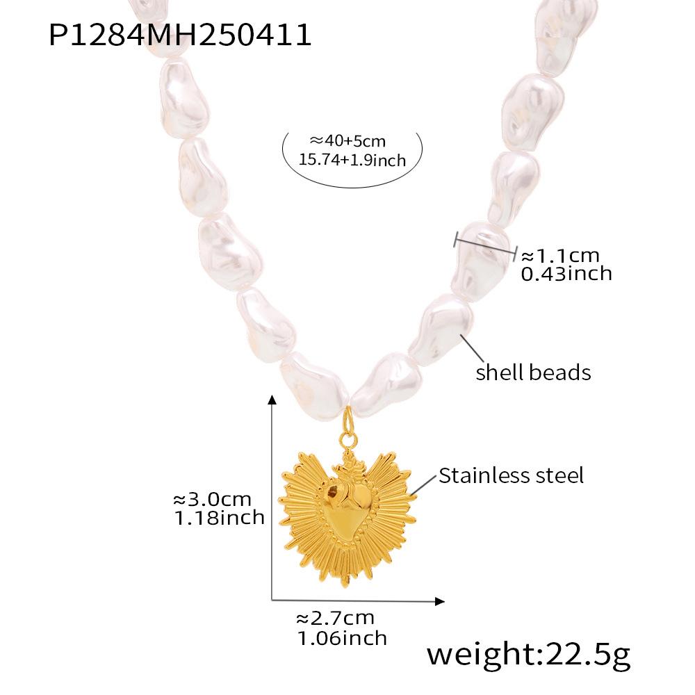 Ocean Series, Pearl, Starfish, Multi Accessory Collarbone Necklace, Fashionable, Light Luxury, Beach Style 40CM