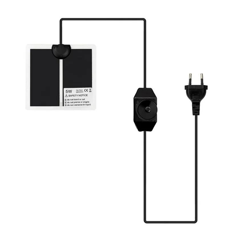 

5-7 Вт Обогреватель для рептилий Тепловой коврик Обогревающие теплые коврики для лазающих питомцев Регулируемый контроллер температуры Коврики Принадлежности для рептилий Коврик для лазающих питомцев