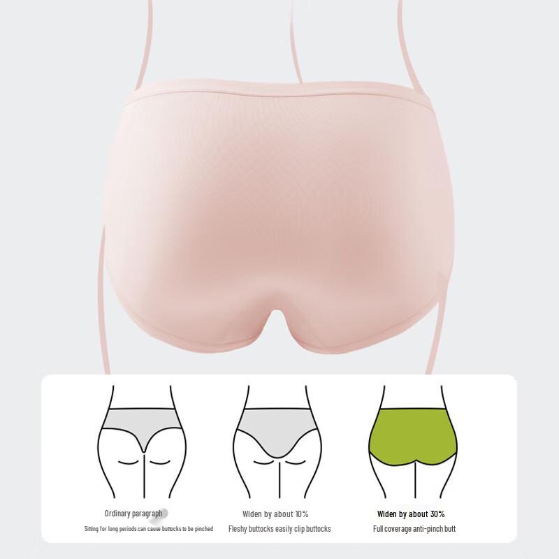 Nanjiren Women's High-Waist Modal Seamless Underwear