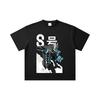 260 GSM Double Yarn 32 Count 100% Cotton Kaiju No 8 V6 Kafka Print Unisex Heavy Cotton T Shirt