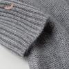 Sinoford Women's High-Neck Loose Wool Blend Sweater