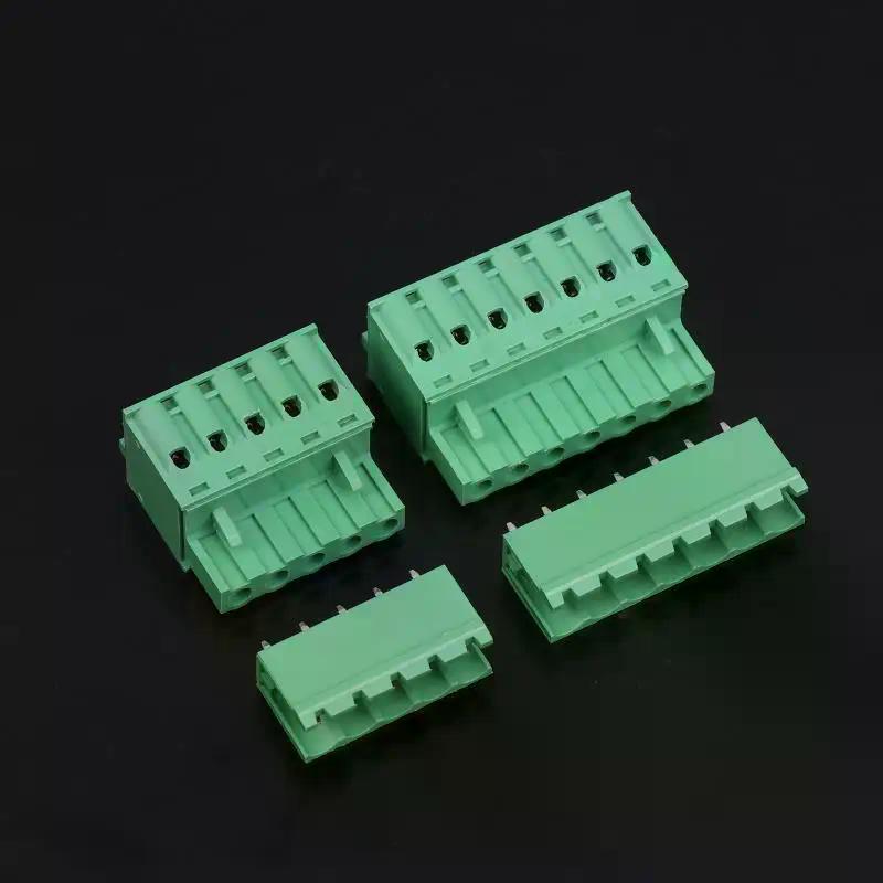Spring Type Terminal Block 2EDGKD-5.08mm Plug-in Terminal Block Copper Core Male And Female Terminals