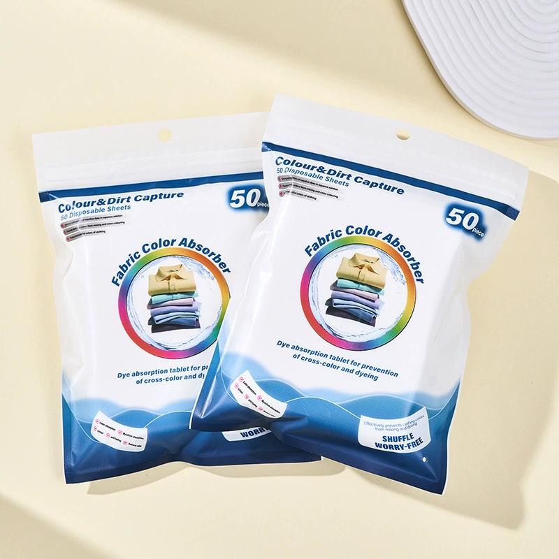 Anti-Bleed Color Absorbing Laundry Sheets: Prevent Dye Transfer In Wash with Color Separator Sheets.