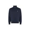 Polo Logo Pullover Long Sleeve Sweatshirt Men Sweatshirt Dark-Blue 710922557-002