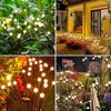 Led Solar Firefly Lights Waterproof Lawn Lamp Powered Solar Lamp  Courtyard