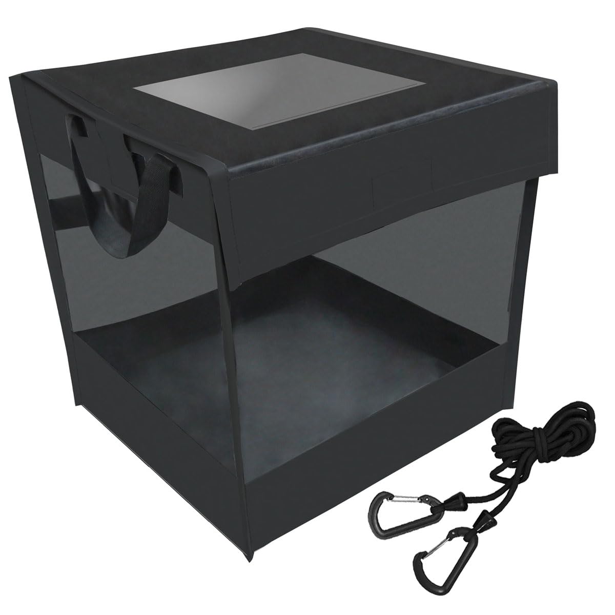 

RK Отпугиватель ворон от мусора 125 л Лист из ПУ кожи ПВХ Включает крепление Сетка, Коробка, Складной, Вместимость и Сетка, Крючки Сделано в Японии, (черный)