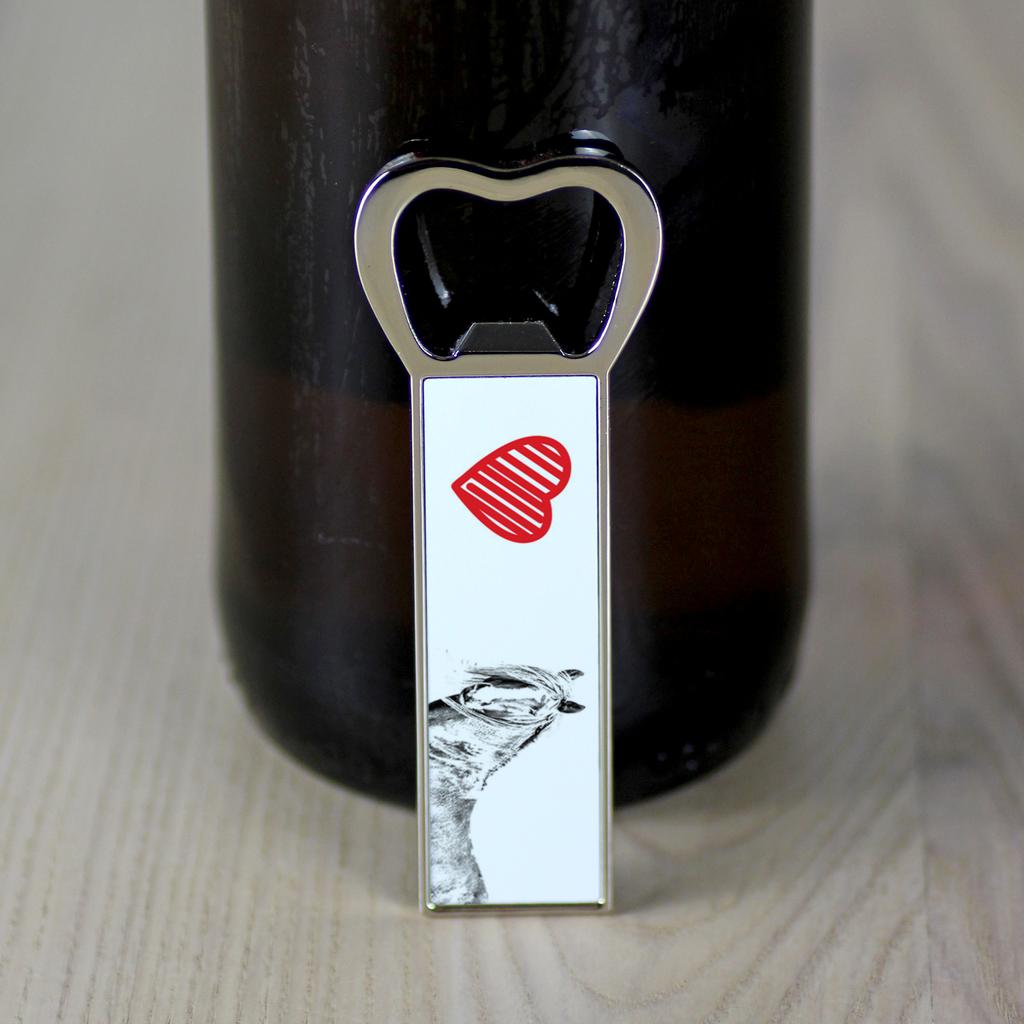 Canadian Horse – Bottle opener with a horse, personalized fridge magnet bottle opener | Art-Dog
