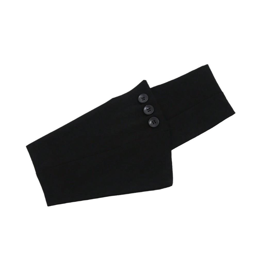 Summer Waist Belt With Irregular Pattern And Button Buckle For Women