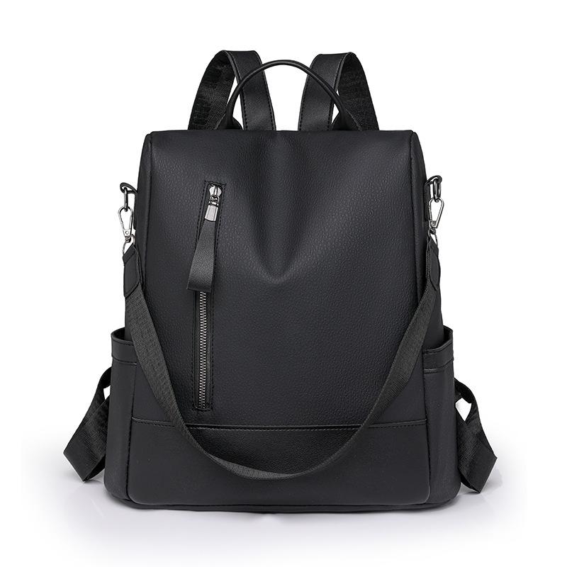 PU Soft Face Umhängetasche für Damen Neuer Retro Schlichter Rucksack Outdoor Freizeit Sporttasche für Damen