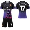2025-26 Man Utd modro-fialový lev špeciálna edícia #17 Garnacho #16 Yoro Futbalové dresy