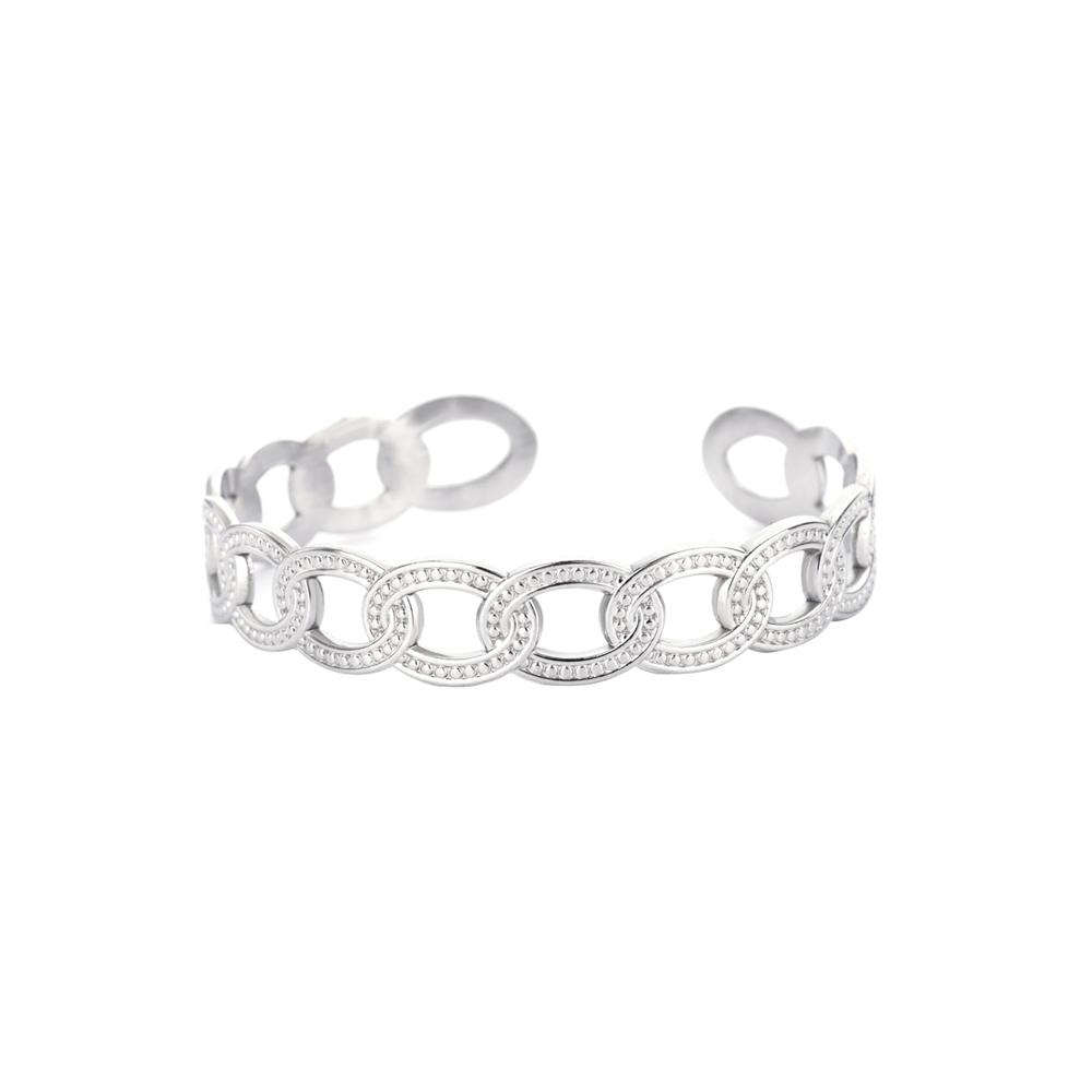 Bowknot Bangle Bracelet for Women Gold Color Stainless Steel Geometric Cuff Bangles Fashion Party Aesthetic Jewelry Gift
