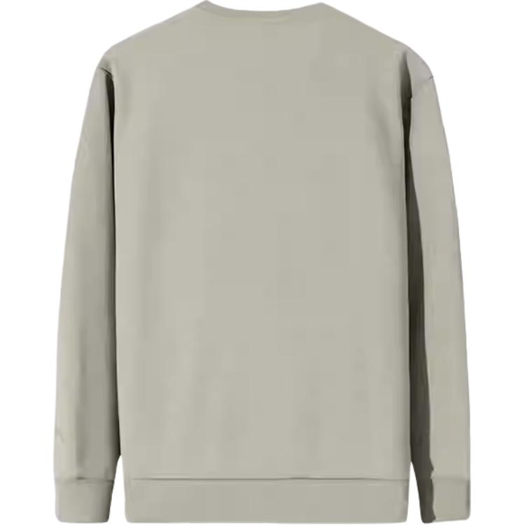 Anta Comfortable Breathable Versatile Fleece Warm Sweatshirt Men Tops Floating-Gray 152447733N-2