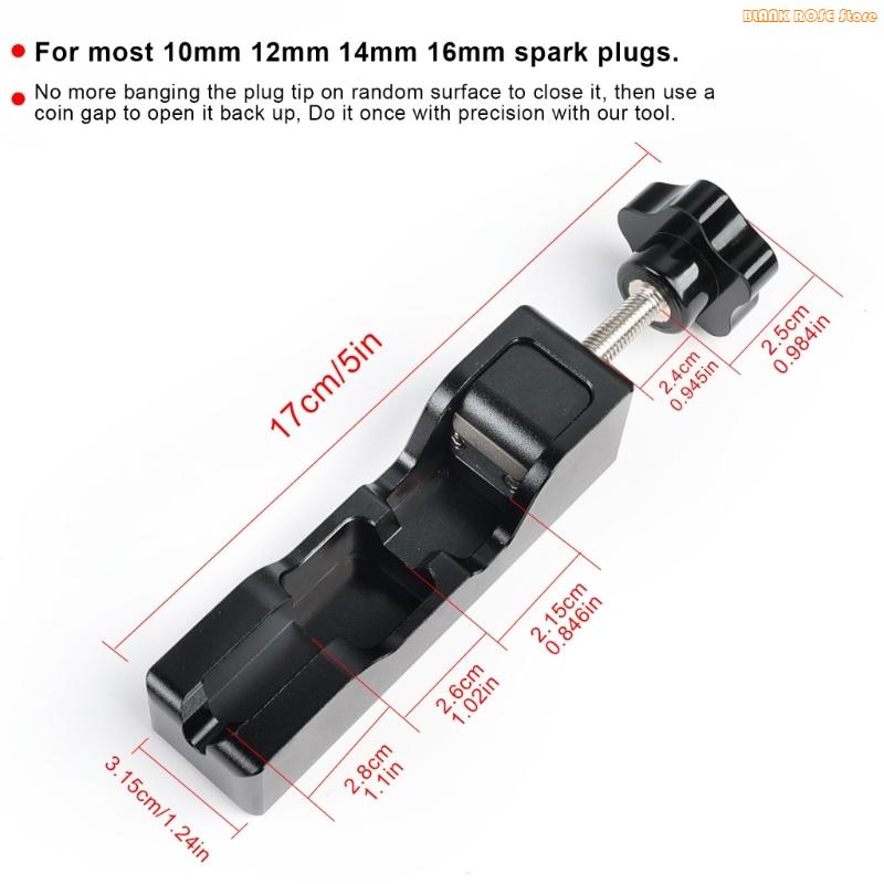 K1AE Lightweight Aluminum Sparks Plug Gaps Adjustment Wrench With Ergonomic Handle