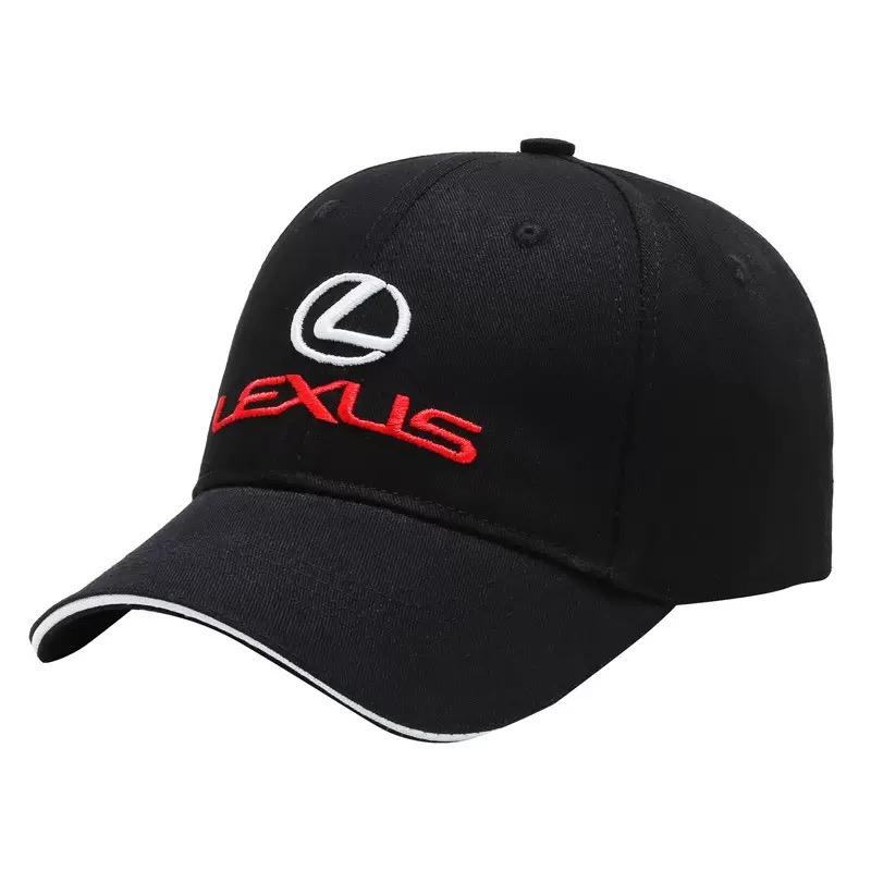 

Embroidery For Lexus F SPORT ES RX NX CT GS RC HS LS UX LM LX GX LC RZ IS Car Logo Snapback Baseball Cap Adjustable Casual Hats чорний білий колір