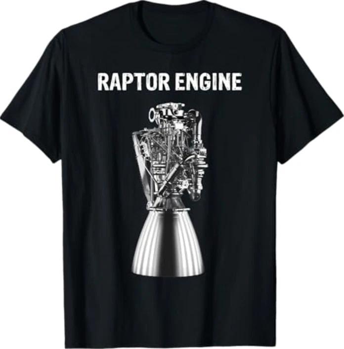 

Starship Raptor Engine For Space Explorer & Rocket Scientist T-Shirt XL