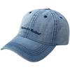 Hat women spring and summer letter embroidery denim baseball cap ins versatile casual retro couple cap men