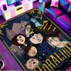 Coraline Print Rug, Washable Floor Carpet, For Entryway Dorm Laundry Room Office Study, Home Decor Birthday Christmas Gift