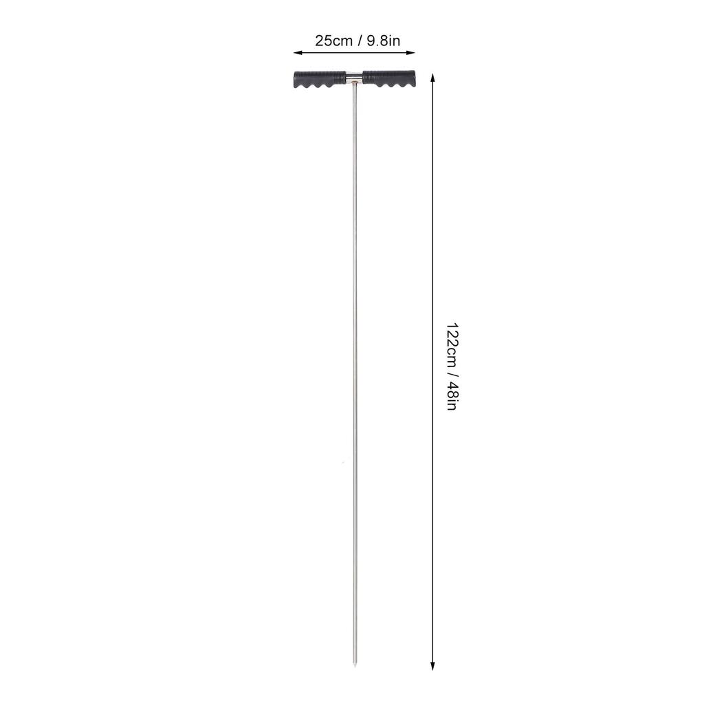 Sonda glebowa ze stali nierdzewnej 32 do 48 cali regulowany pręt sondy gruntowej do lokalizowania szamba rur podziemnych