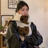 Cute little *** department versatile with scarf female winter new warm thickened knitted scarf student