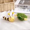 Adorable Creative Turtle Plush Doll Keychain Cute Stuffed Animal Accessory For Bags