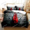 3D Print Boxing Bedding Set Boys Girls Twin Queen King Size Duvet Cover Pillowcase Bed Boys Adult Home Textileextile Luxury Gift