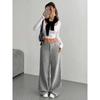 Womens Wide-Leg Corduroy Pants Loose Fit Casual Trousers With Stretch Comfortable Fall Winter 2026