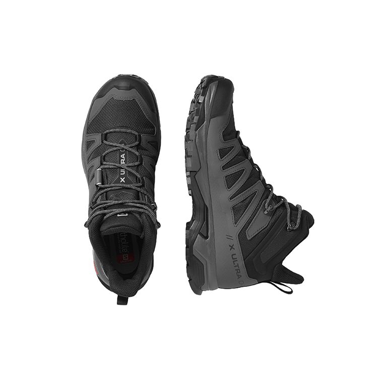 Salomon X Ultra 4 Fabric Mid Gore-Tex Comfortable Hiking Shoes Men Hiking Shoes Black 413834