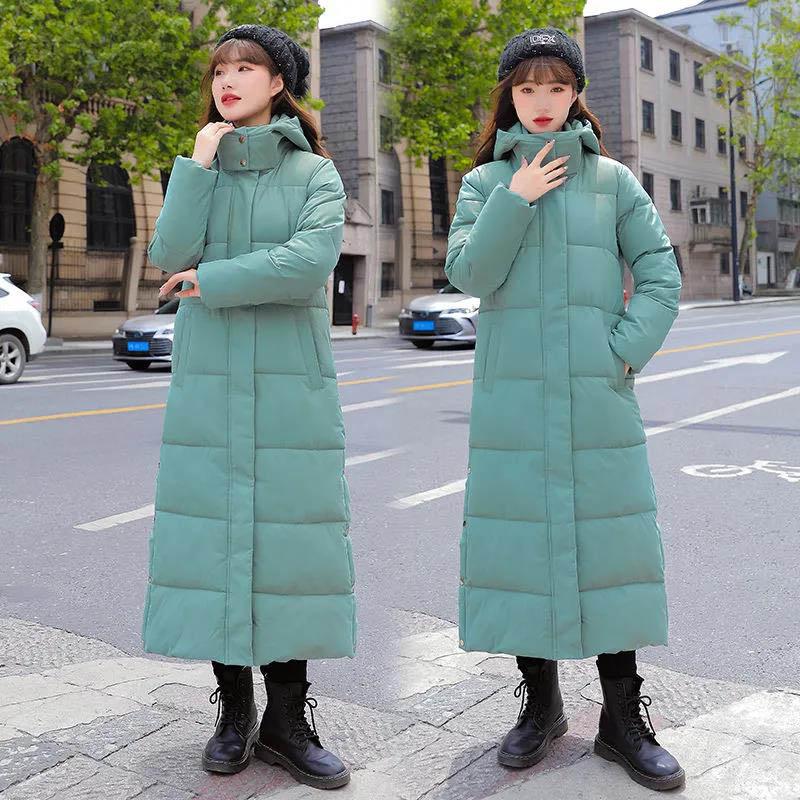 Clothes Women's Jacket Winter Mid-length Korean Style Small Student Jacket Loose and Thick