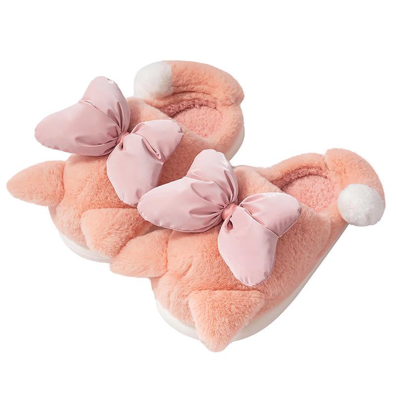 Cute Cartoon Cotton Slippers Women's Autumn and Winter 2025 New Non-slip Warm Cute Casual Cotton Slippers Women's Autumn and Winter