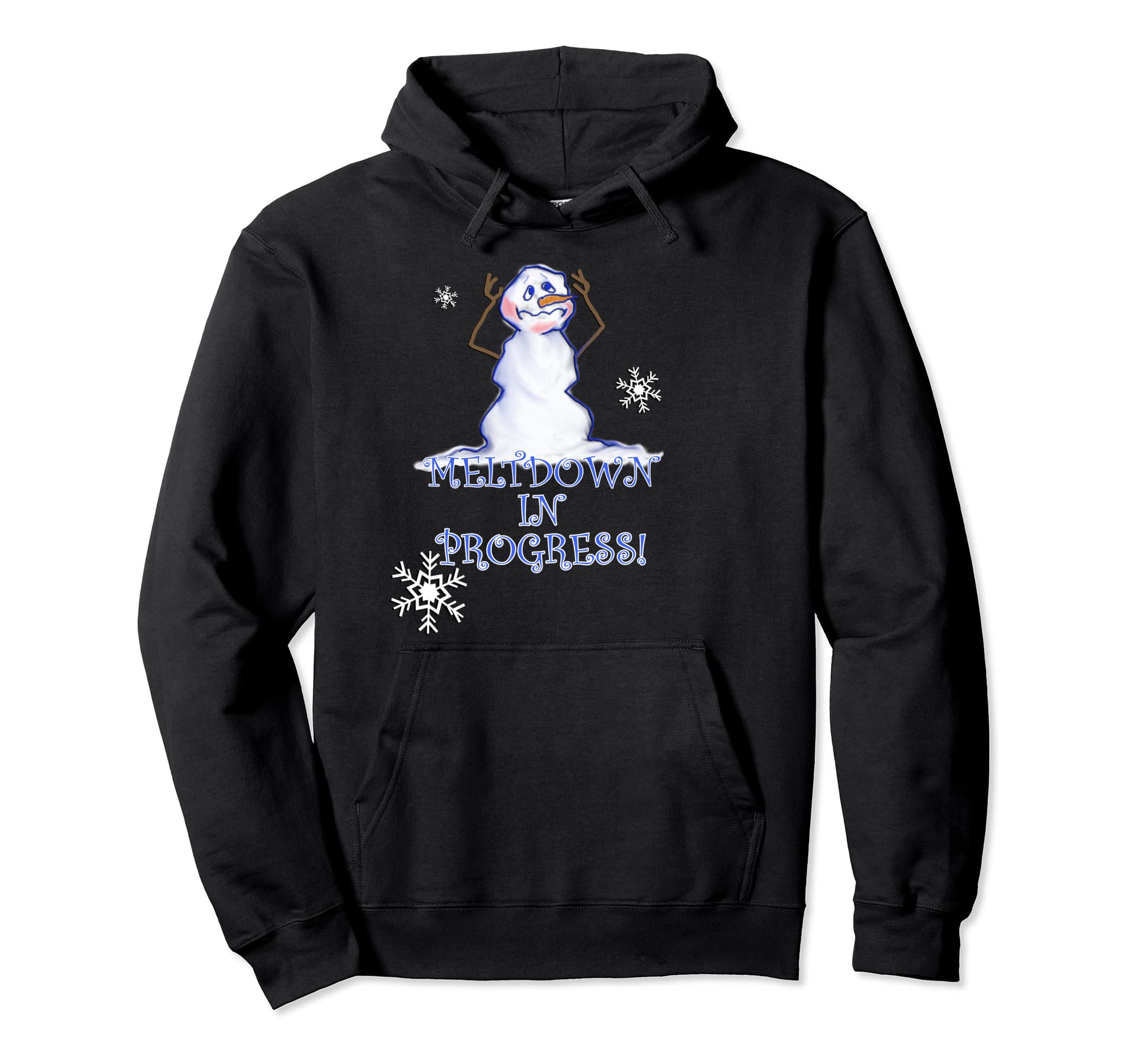 

Sarcastic Snowman Quote Having a Funny Snowman Hoodie I m Meltdown чёрный